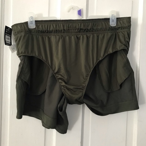 Olive Athletic Shorts | NWT Athletic Works - Picture 6 of 7
